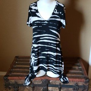 Black and White Tie-Dye Stripes (0142) 💥